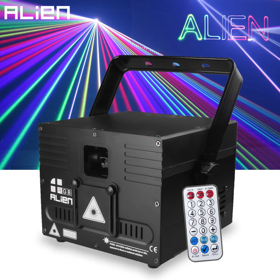ALIEN 1 Вт 2 DMX RGB Ilda женский сканер профессиональное сценическое освещение DJ диско