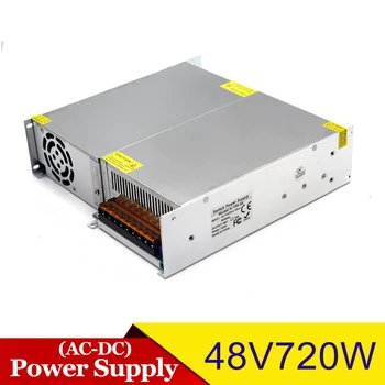 

Single Output power supply 48V 15A 720W Switch Driver Light Transformer 110V 220V AC To DC SMPS For Led Lighting CNC Stepper