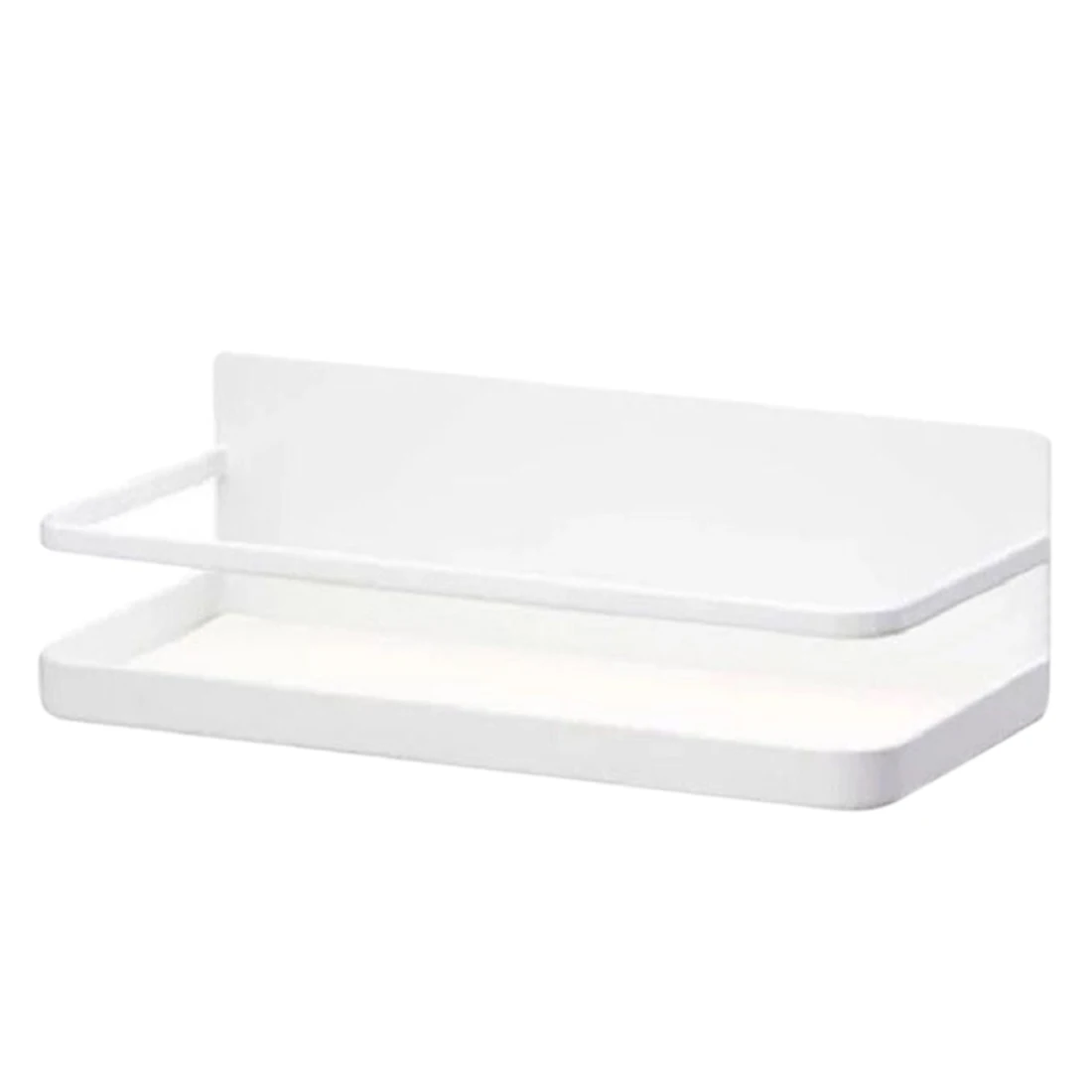 

Refrigerator Spice Rack Organizer Magnetic Storage Shelf - White