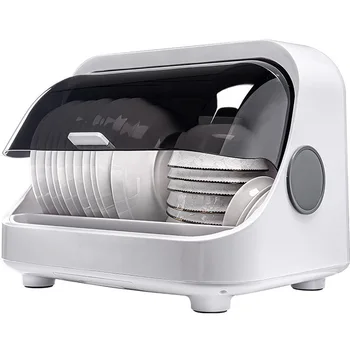 

USB charging kitchen table intelligent disinfection bowl shelf household bowl and chopsticks drainage rack kitchen organizer