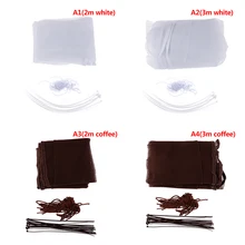 Толстая Жесткая Сетка Пластиковая подвесная Пряжка и веревки для привязывания детская лестница забор Защитная сеть для балкона детская Защитная сетка для украшения