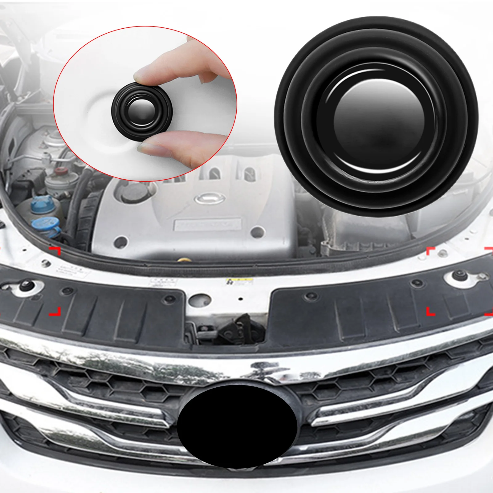 10 Pcs Silicone Auto Door Shock Stickers Absorber Shock Pad Switch Buffer Absorber Car Accessories Universal shock absorber buffer shock absorber cushion