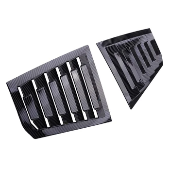 

Black Carbon Fiber Texture ABS Side Window Louver Shutter Cover Trim fit for Chevrolet Cruze 2016 2017 2018 2019