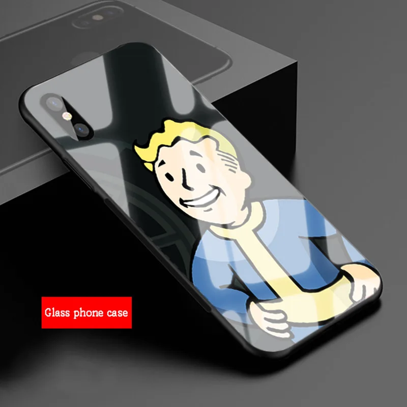 Черный Isle студия игра Fallout сотовый телефон из закаленного стекла чехол для iPhone 6 6plus 7 plus 8 8plus 5 5S 5C SE X XS XR XS Max - Цвет: B19062309-08.jpg