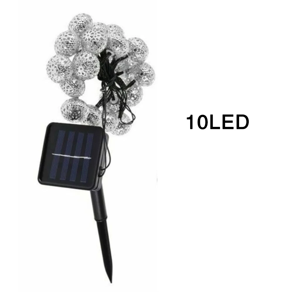 Солнечная энергия 10/20LED Марокканская Ландшафтная лампа, рождественские, вечерние, праздничные, свадебные, домашние солнечные гирлянды, сказочные гирлянды