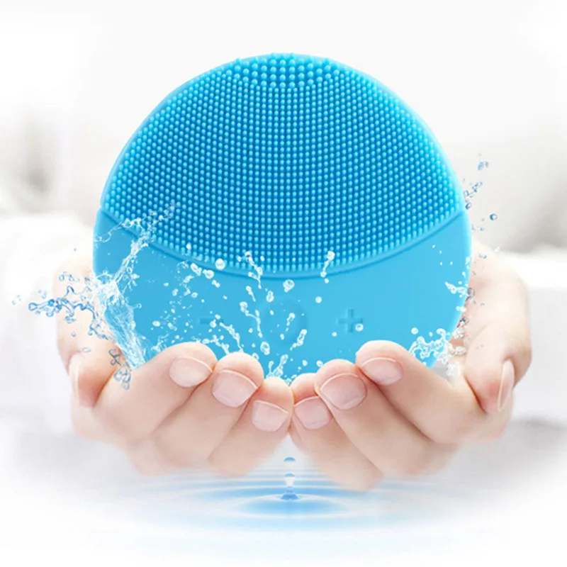 

Electric Facial Cleansing Brush Blackhead Remover Pore Cleaner Massage Ultrasonic Vibration Face Washing USB Rechargeable 20#830