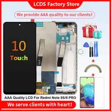 Écran d'affichage LCD originale pour téléphone, avec cadre, pour Xiaomi Redmi Note 9 PRO, 10 Touches, AAA + + +=