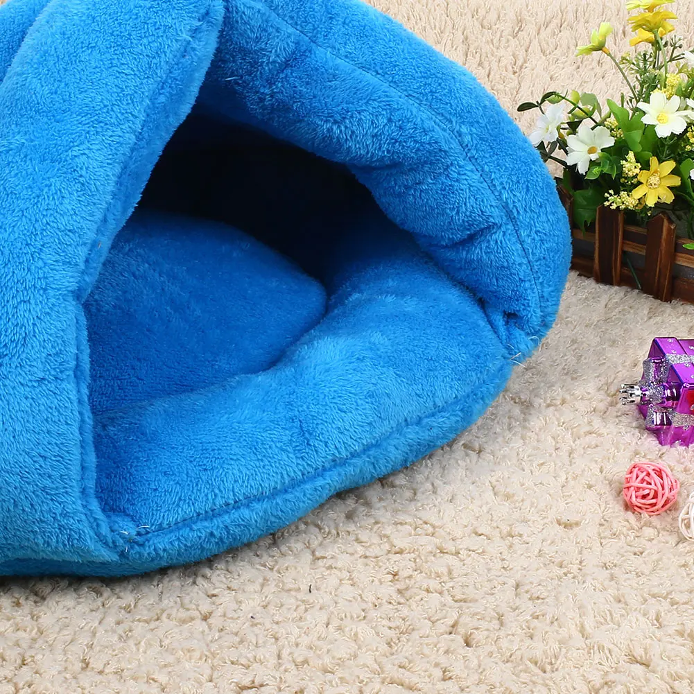 Pet Kitten Cat Dog Puppy Winter Warm Sleeping Mat Cave House Igloo Nest