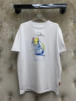 

Ct16797 Beautiful Matter Chronicles 2020 Good Morning! Suit-dress Joker Leisure Time Wind Collision Mouse Pattern Round Neck T