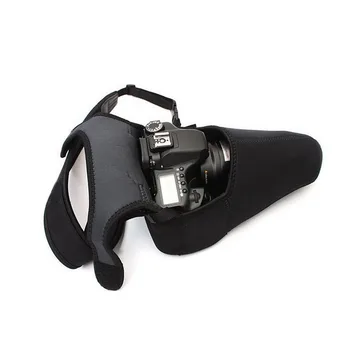 

Besegad Camera Bag Soft Triangle Protective Storage Shoulder Sleeve Holster Case for Nikon Canon 50D PENTAX Sony DSLR Camera