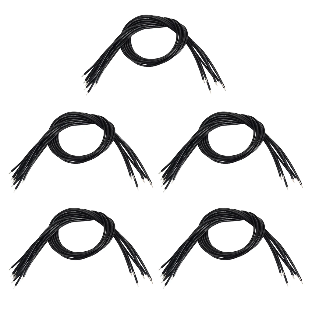 50Pcs Guitar Amp Lead Cord Cable Single Core Connecting Wire for Musical