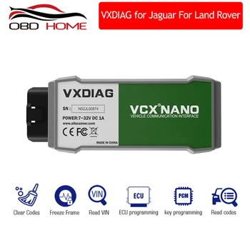 

2020 Car accessories Vxdiag VCX NANO For JLR SDD v154 Wifi code scanner programming For Jaguar Diagnostic tools For Land Rover