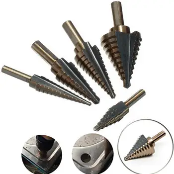 

Durable Hole Drill Bit High Speed Steel Brick Wall 5pcs Portable Electrical Accessories Drills Bit Hole Practical Drill Bit Set