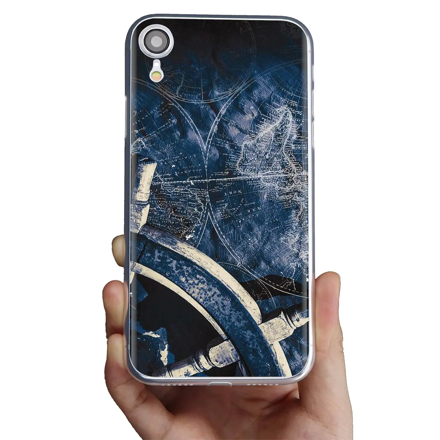 Силиконовый чехол для телефона в стиле ретро с морским кораблем iPhone 11 Pro 4 4S 5 5S SE 5C 6