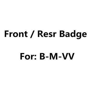 

2pcs 74mm 82mm 2 pin Hood Front Bonnet Grill Rear Trunk Tail Bumper Boot Mark Car Styling Emblem Logo Badge Accessories For BM-W