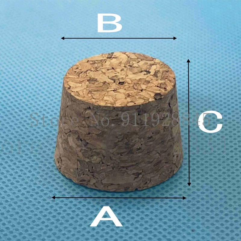 3pcs big size DIA 51mm to 83mm Wood Cork Lab Test Tube Plug Essential Oil Pudding Small Glass Bottle Stopper Lid Customized