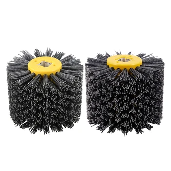 

P120 1 Pcs Nylon Abrasive Wire Dupont Drum Polishing Wheel Electric Brush For Woodworking Metalworking