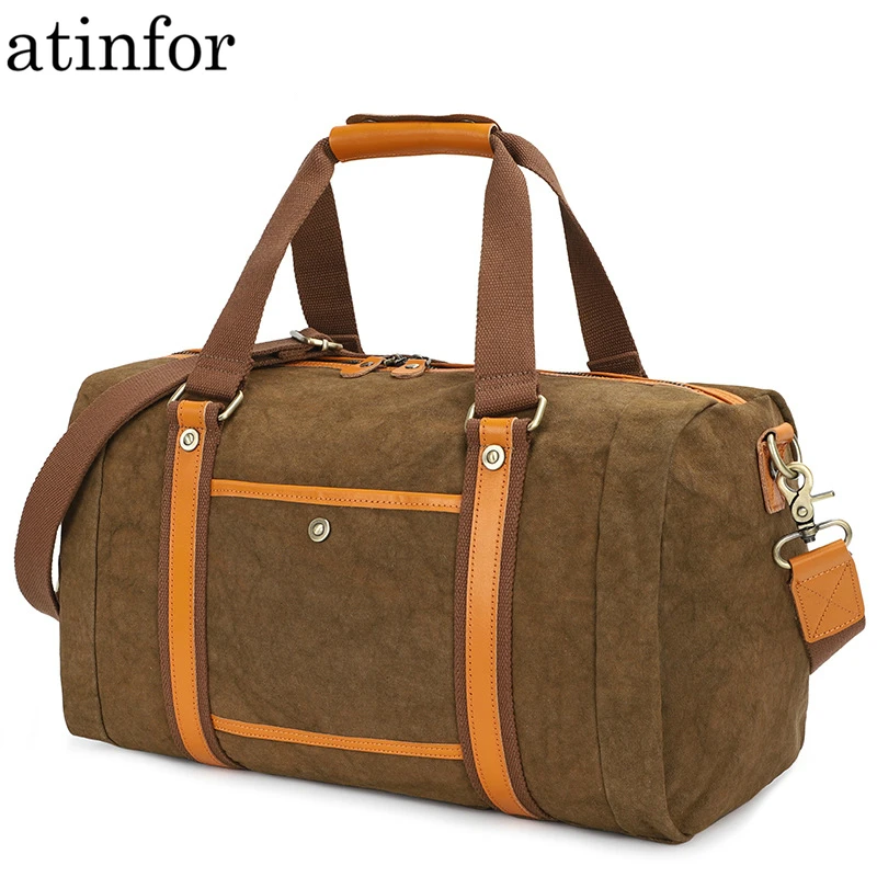 vintage overnight bag