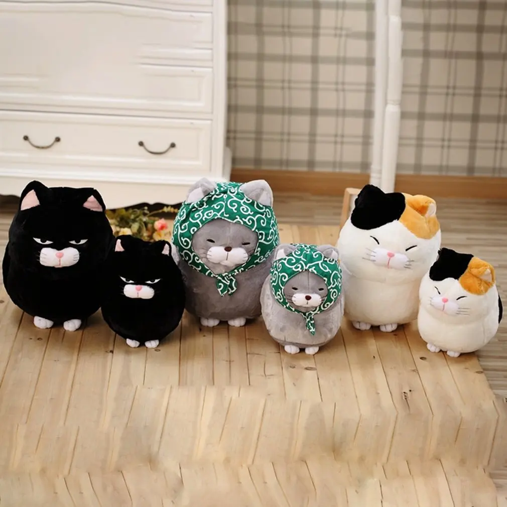 30 см/40 см милый кот, плюшевая игрушка, мягкие животные, котенок, подушка, рождественский подарок, игрушка для детей, кавайный подарок на день Святого Валентина