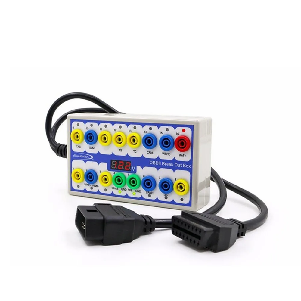 £23.50 Obd2 Can Data Link Signal Diagnostic Tool Break Out Box