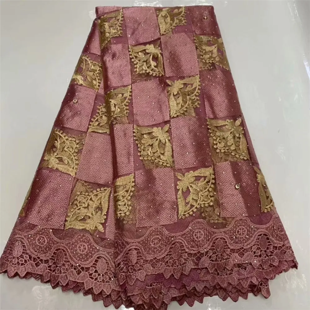 

French Net Laces Fabrics High Quality Tulle African Laces Fabric For Wedding Nigerian Tulle Lace Material With Stones