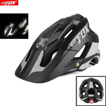 

BATFOX 2020 Cycling Helmet Night Reflective capacete ciclismo mtb Brand Men Women Bicycle Helmet casco bicicleta mtb Bike Helmet