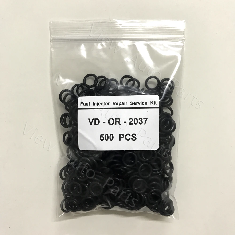 500pcs Fuel Injector Rubber O'Rings ORings O Rings O-Rings Top Quality Fuel Injector Repair Service Kits VD-OR-2037