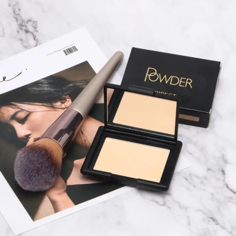 1 шт. Натуральный Порошок для лица минеральные основы контроль масла осветление отбеливающий консилер макияж прессованный макияж инструменты