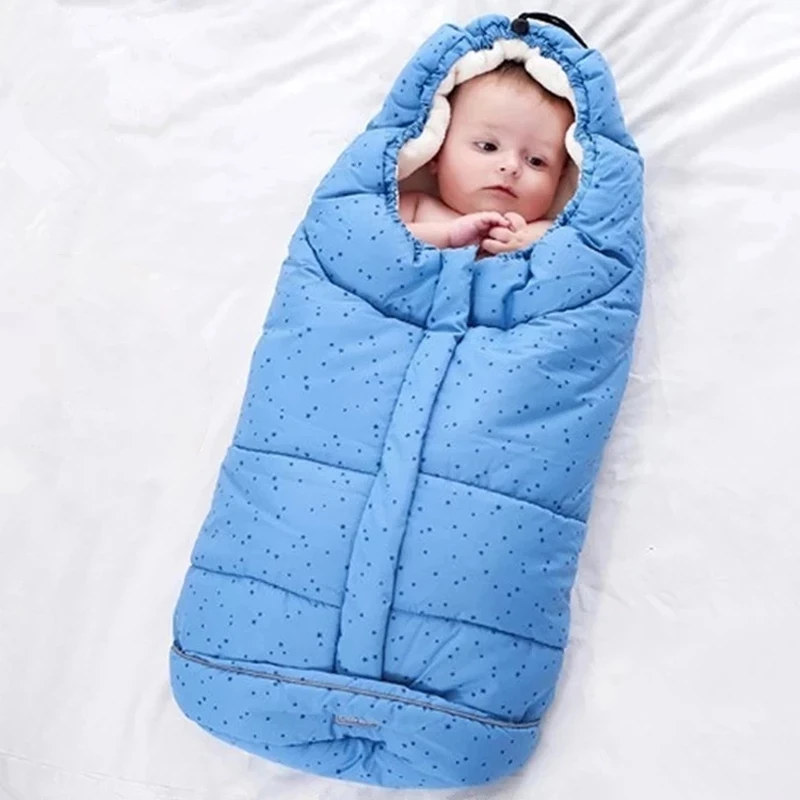 겨울 신생아 봉투 따뜻한 아기 침낭, 아기 유모차, 발싸개, 유모차, 어린이, 방풍