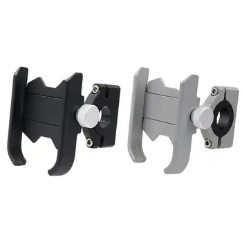

360 Degree Universal Motorcycle Phone Mount Adjustable Anti Shake Metal Bike Handlebar Phone Holder Stand for 4.3-7 inch Phone