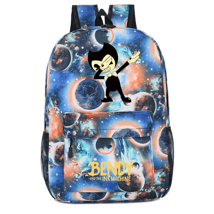 Модный рюкзак Bendy и чернильная машинка, дизайнерская Студенческая сумка на плечо для путешествий, женская и мужская сумка для ноутбука, сумка для книг
