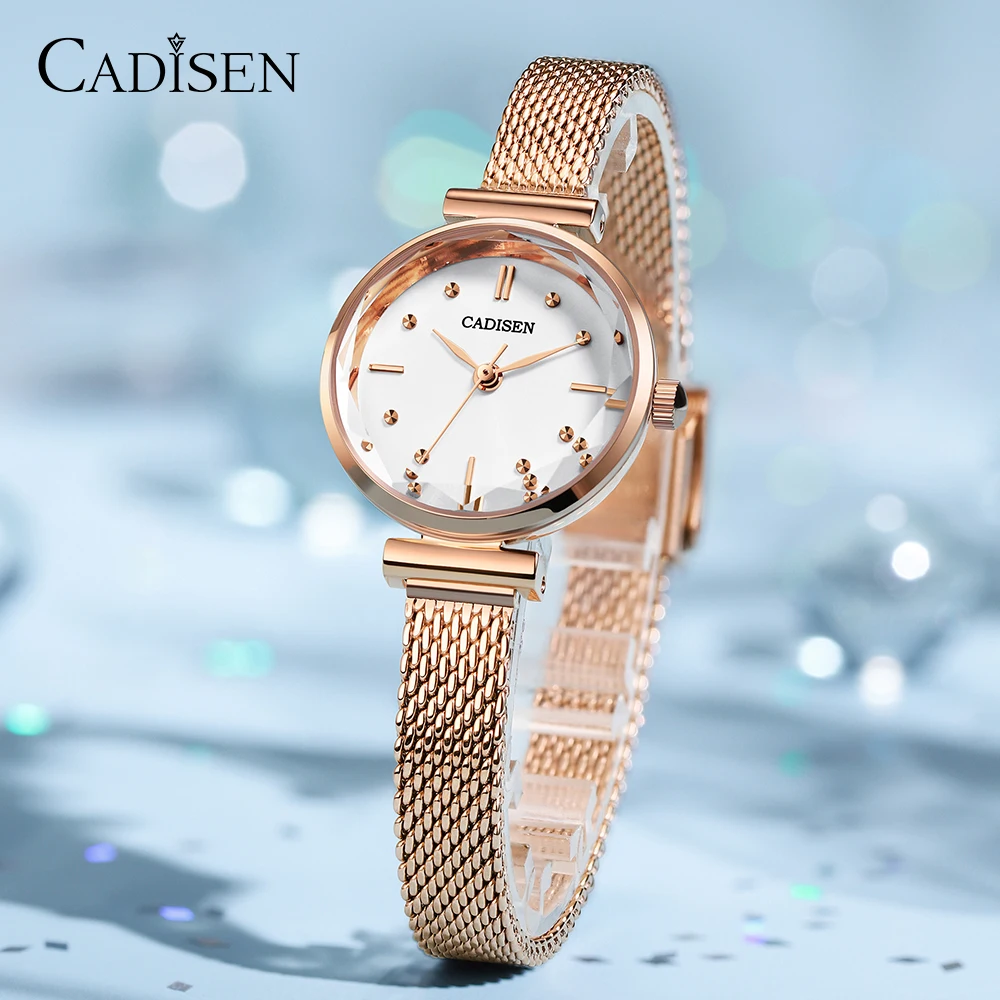 

Women Watches 2020 CADISEN Designer Ladies Luxury Brand Diamond Quartz Gold Wrist Watch Gifts For Women Water relogio feminino