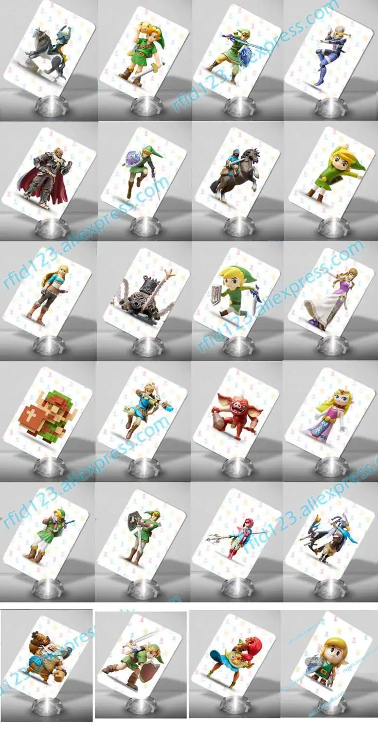 NFC карта NTAG215 для Zelda Legend Heart Wolf Link Fierce Deity новая ссылка пробуждения|Карты контроля