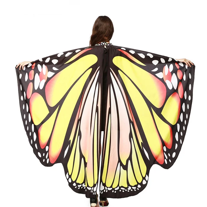 Крылья Радуги бабочки для женщин танец живота Мода 360 градусов большая бабочка реквизит сценическое представление рейв Фестиваль большие крылья - Цвет: 7