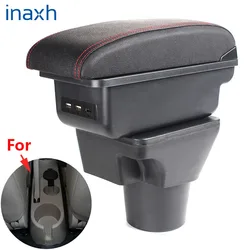 Reposabrazos para KIA Rio 2, caja de almacenamiento interior para KIA Rio 2006, 2007, 2008, 2009, 2010, 2011, accesorios
