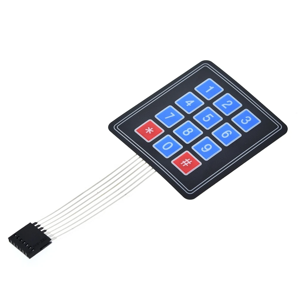 4 12 16 20 Key 4*4 Membrane Switch Keypad 1x4 3x4 4x4 4*5 Matrix Array Matrix keyboard for arduino