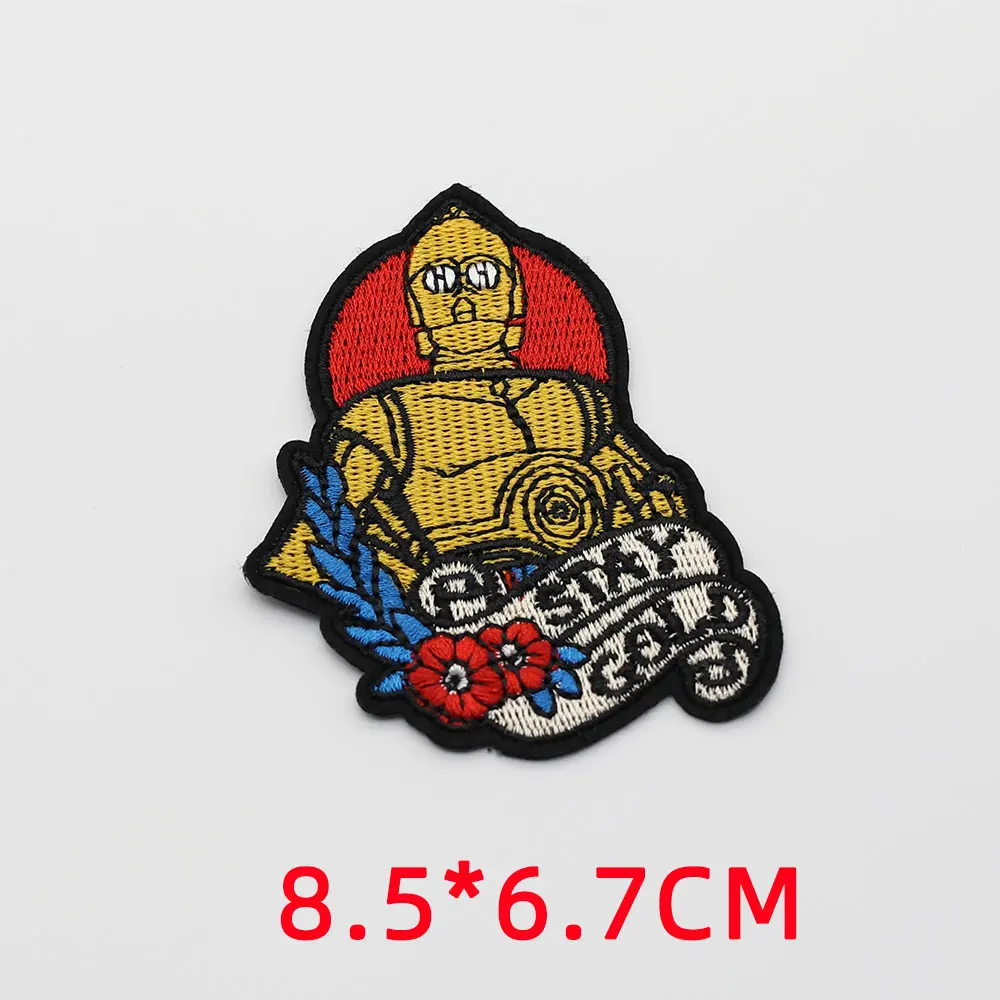 Alien Clothing Patch Embroidery Cloth Stick DIY Sewing Accessories Robot Badge Clothing Decal Decoration Iron Patch