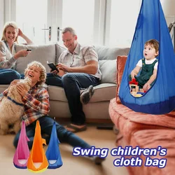 Siège de balançoire d'extérieur pour enfants, sans coussin, hamac pliant et Durable, sac en tissu pour enfants 