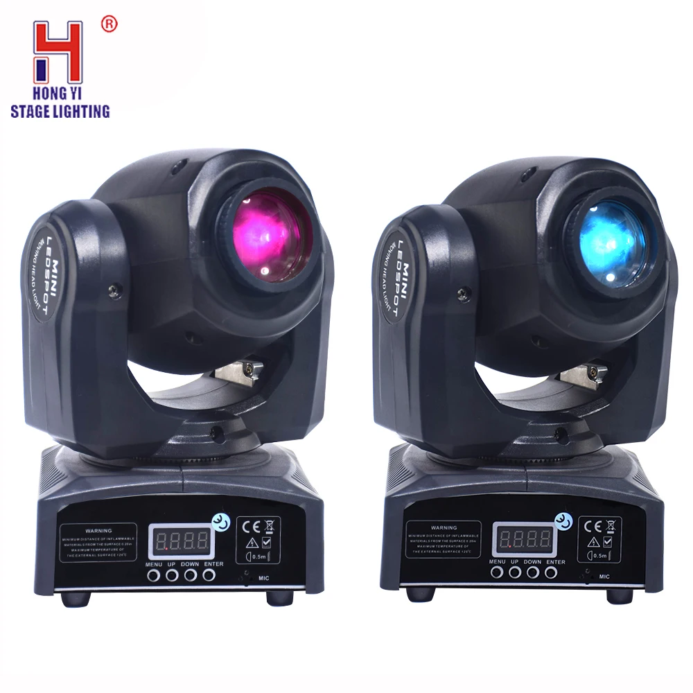 

Led disco light moving head spot 10W gobos lights 7 colors 7 gobos with dmx control for home party disco stage lighting 2pcs/lot