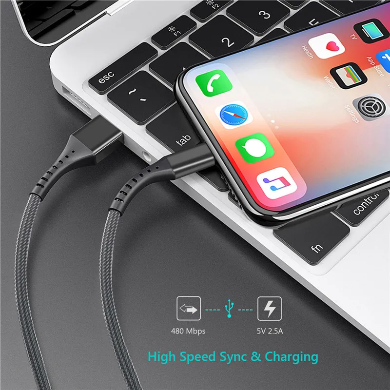 1 м USB кабель для зарядки и передачи данных для iphone 11 Pro Max XS XR 10X8 7 6 6S Plus 5 5S ipad air mini 4 кабели для быстрой зарядки мобильных телефонов