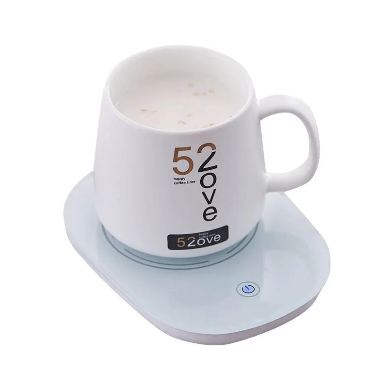 

55 Degree Warm Heating Coaster USB Automatic Electric Heating Coaster Insulation Pad Home Office Coffee Tea Milk Warmer Cup Mat