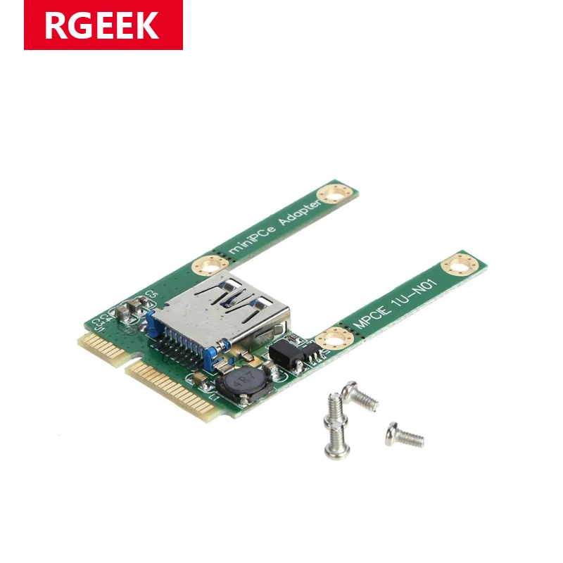 Rgeek Mini Pcie To Usb3.0 Expansion Card Laptop Pci Express Pcie To