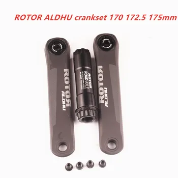 

ROTOR ALDHU crankset 170 172.5 175 Original Road 52-36 50-34T chainring cannot be separated Super light for BB386 BB