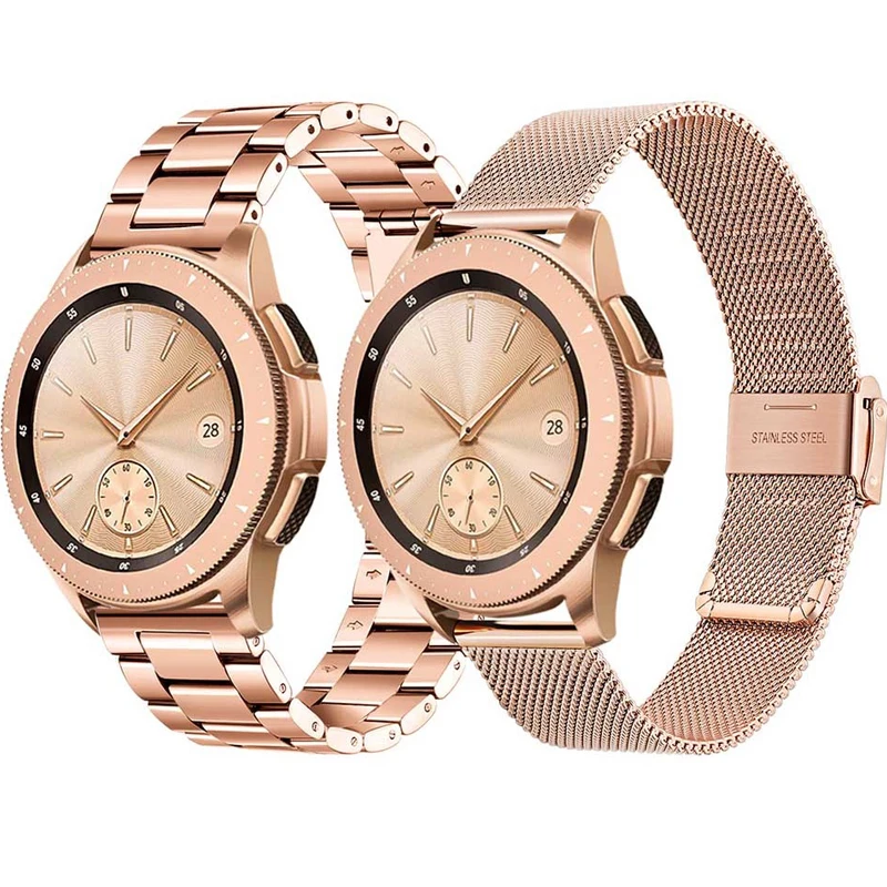 

Stainless Steel Straps For Garmin Vivomove HR/Vivoactive 3 4 4S Smart Watch Band Metal Bracelet For GarminMove 3/GarminMove Luxe
