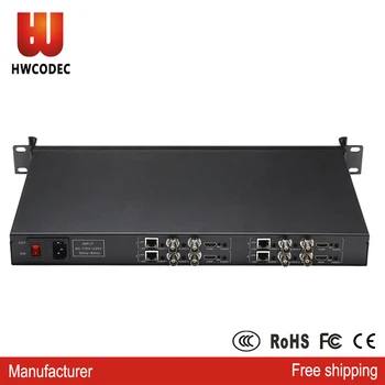

HWCODEC H3412B 4 Channel HDMI Encoder 8 Channel CVBS IPTV Encoder H.264 encoder Support RTSP RTMP RTP for YouTube, Facebook
