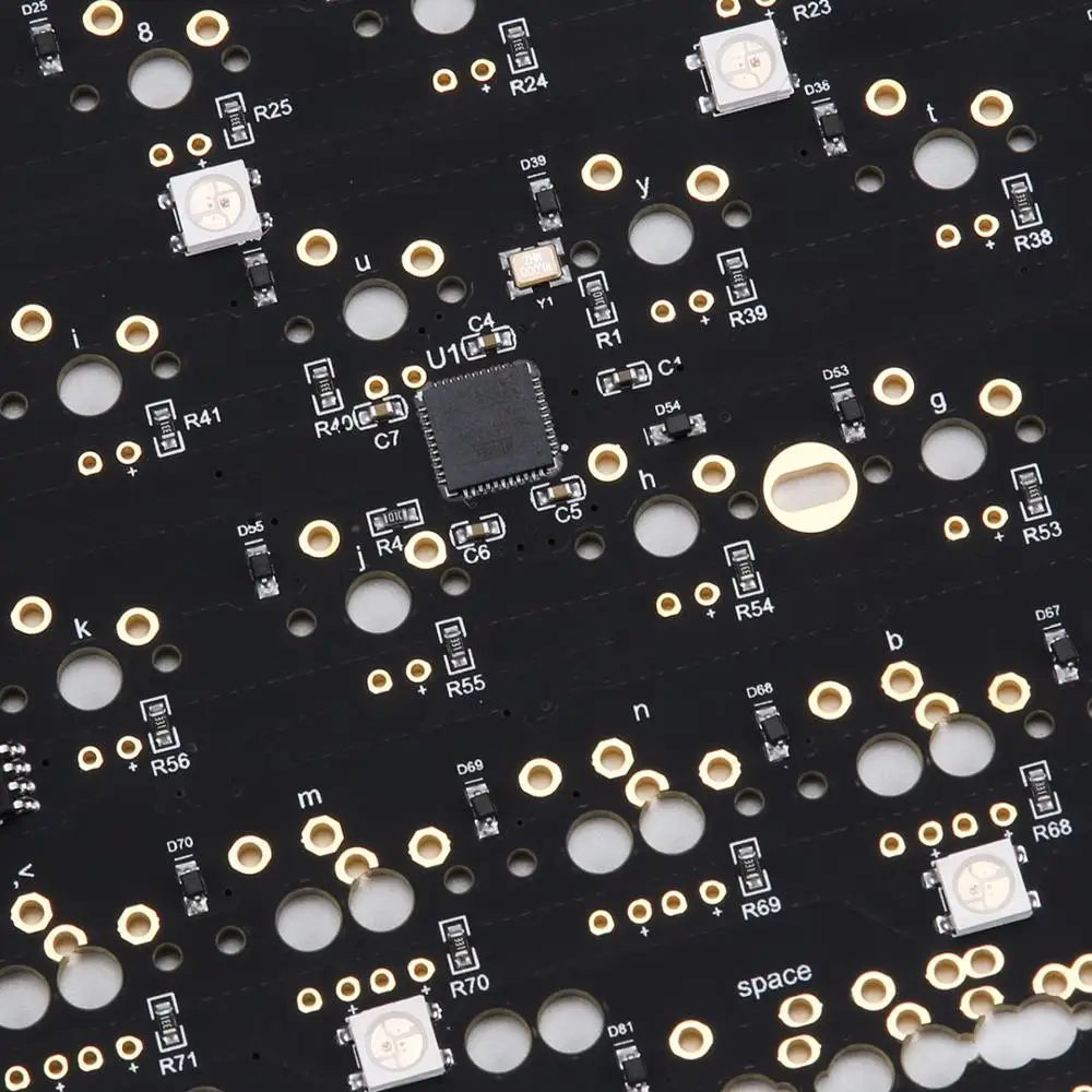 DZ60 Custom Mechanical Keyboard PCB by keyboardfans
