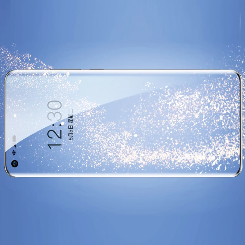TM-Concept® Vetro temperato curvo 3D per Oppo Reno 5 Pro - Nero - Custodia protettiva compatibile