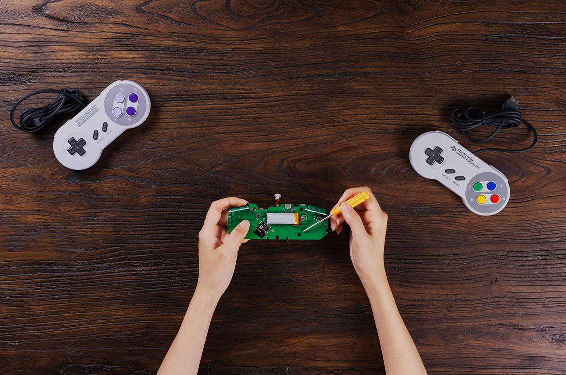 8BitDo Mod Kit for NES Classic Edition Bluetooth Gamepad for SNES/SFC Controller for Windows Android macOS Switch