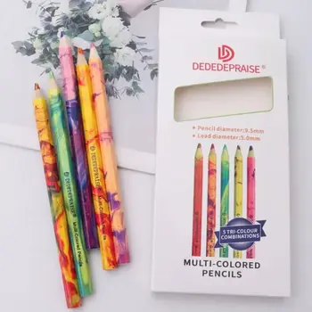 

5Pcs Soft Pastel Pencils Wood Colore Drawing Pencils Multicolor Sketching Pencil