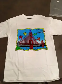 

Vintage Grateful Death Dance In The Streets Jerry Garcia Album Concert T Shirt O Neck Shirt Plus Size T-Shirts